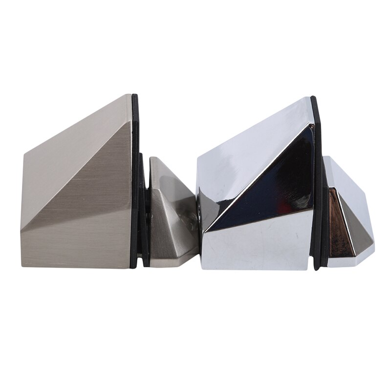 Metalen Verstelbare Glasplaat Houder Glas Klemmen Plank Ondersteuning Beugel Chroom Plank Houder Glas Plank Beugel