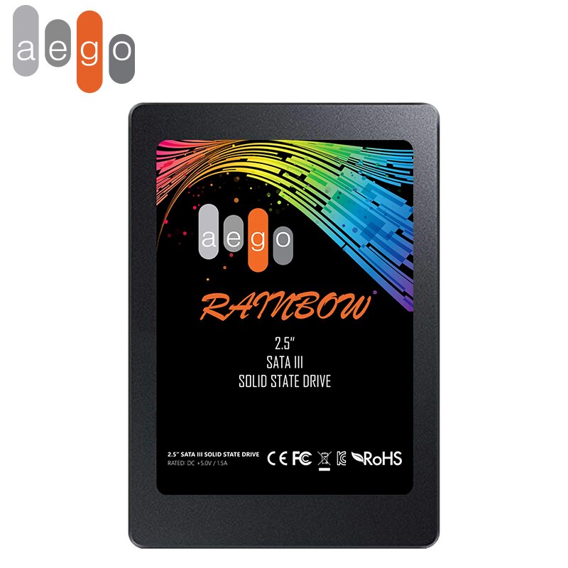 AEGO Regenbogen Schnelle Start SATA3/6 2,5 zoll solid state drive 120GB/240GB SSD festplatte disk(+ Freies SATA Connector)