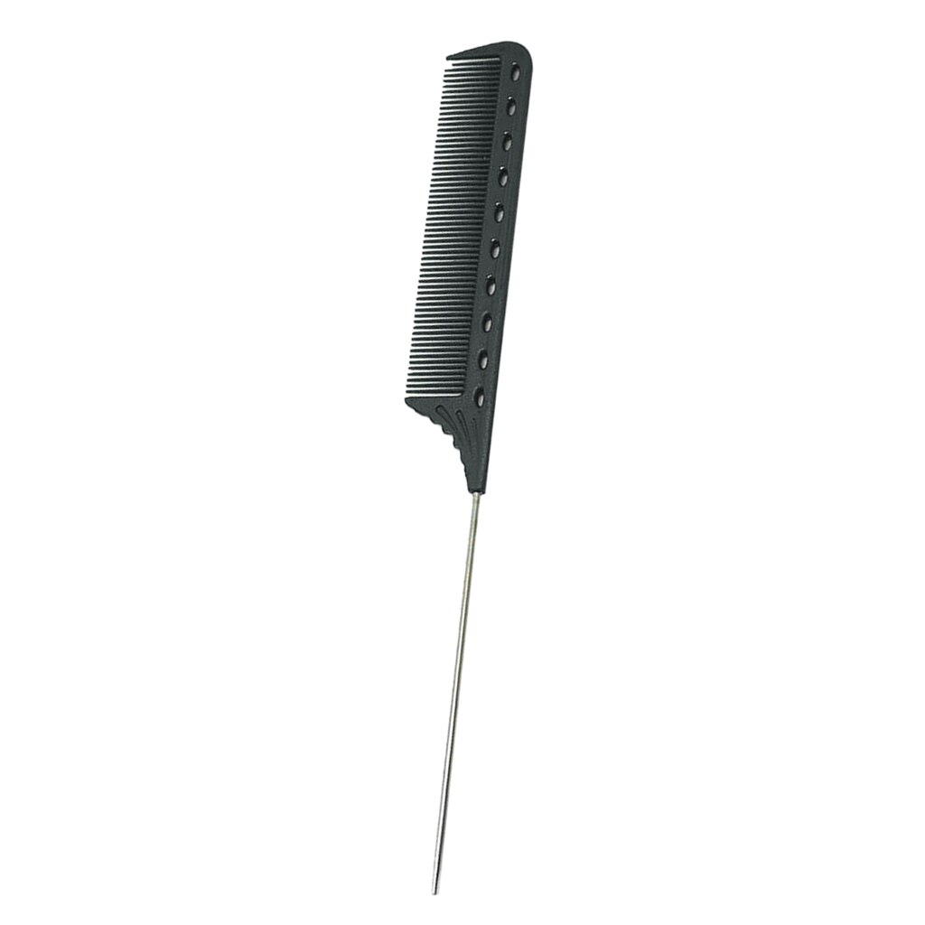 Peines para resaltar el peine de tinte para salón de casa, peluquería cuidado del cabello, peine de cola de ratón de estilo antiestático con dientes finos