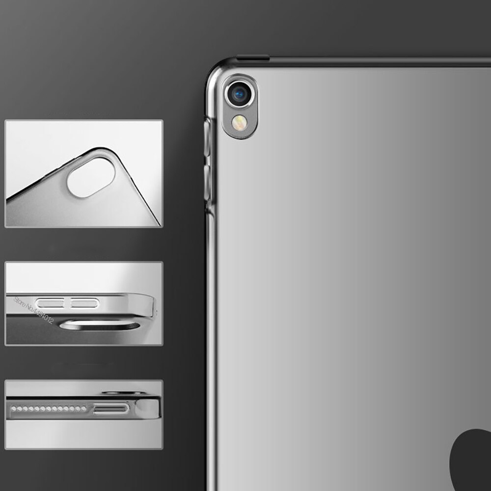 For iPad Pro 11-in Release Case Ultra Slim PU Leather Trifold Stand Cover For iPad Pro 11 Smart magnetic Auto / Sleep