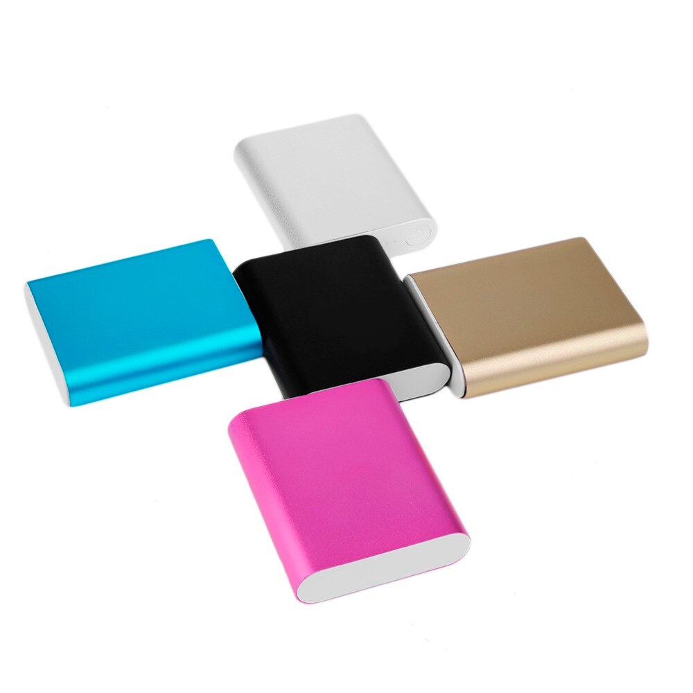 Powerbank 4*18650 batteriboks etui gjør-det-selv 10400 mah-sett universell usb eksternt backup-batteri medfølger ikke til xiaomi-telefoner