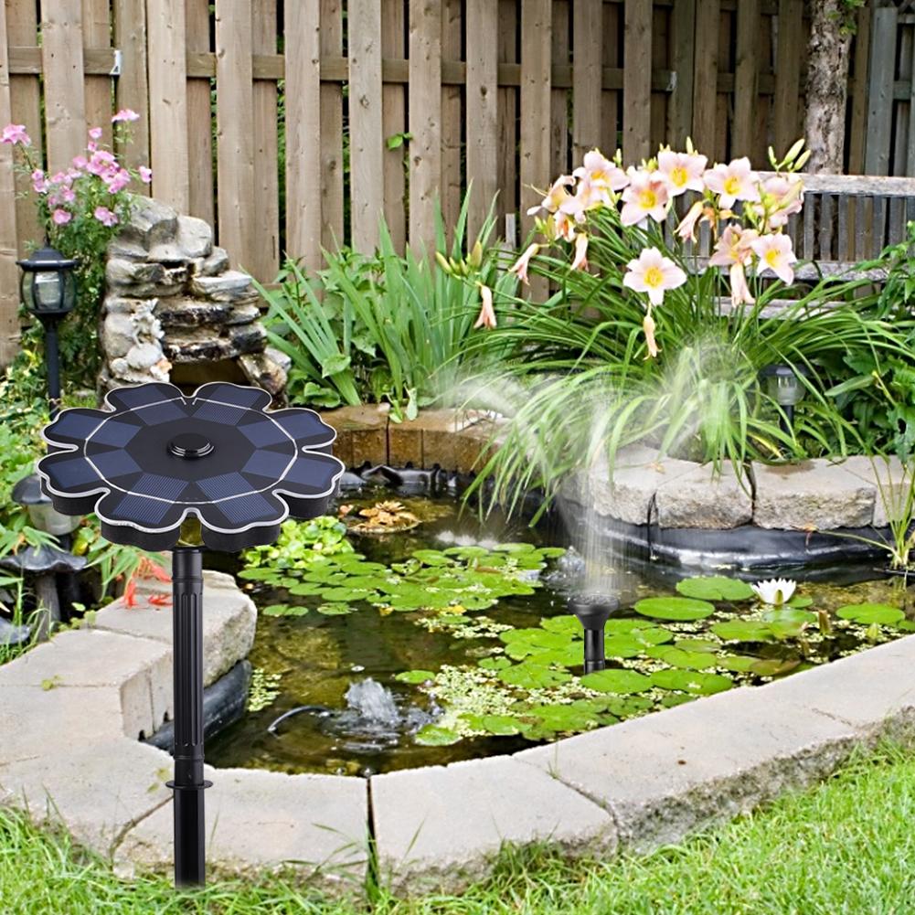 2.5W jardin Mini fontaine solaire solaire fontaine – Grandado