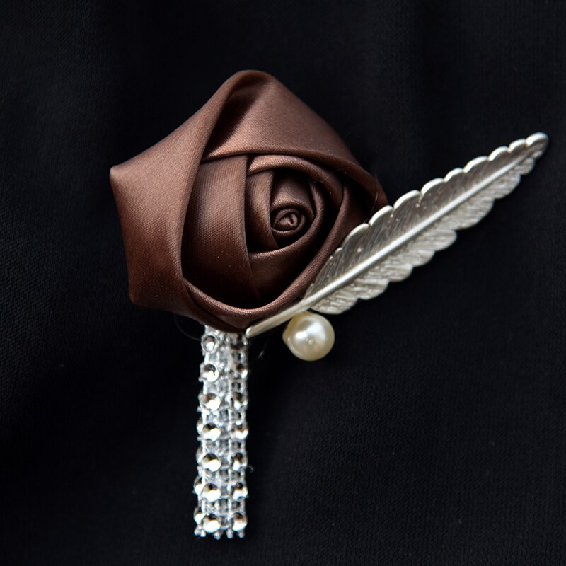 Kyunovia Blume Revers Pin Mens Hochzeit Blume Im Knopfloch Handgemachte Hochzeit Brosche Blume Im Knopfloch Knopfloch Grooms Boutonnieres FE55
