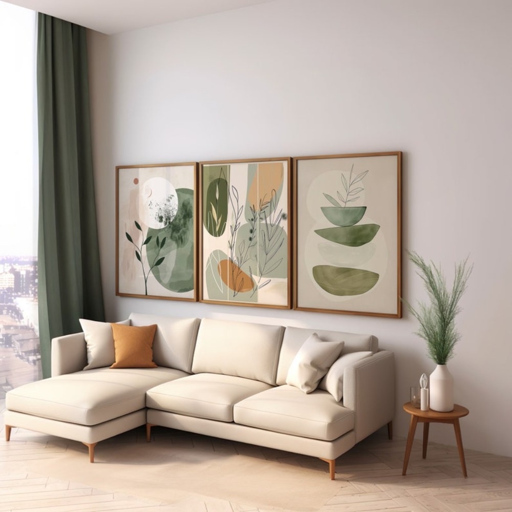 Botanical Art Set,Plant Wall Decor,Floral Boho Art... – Grandado