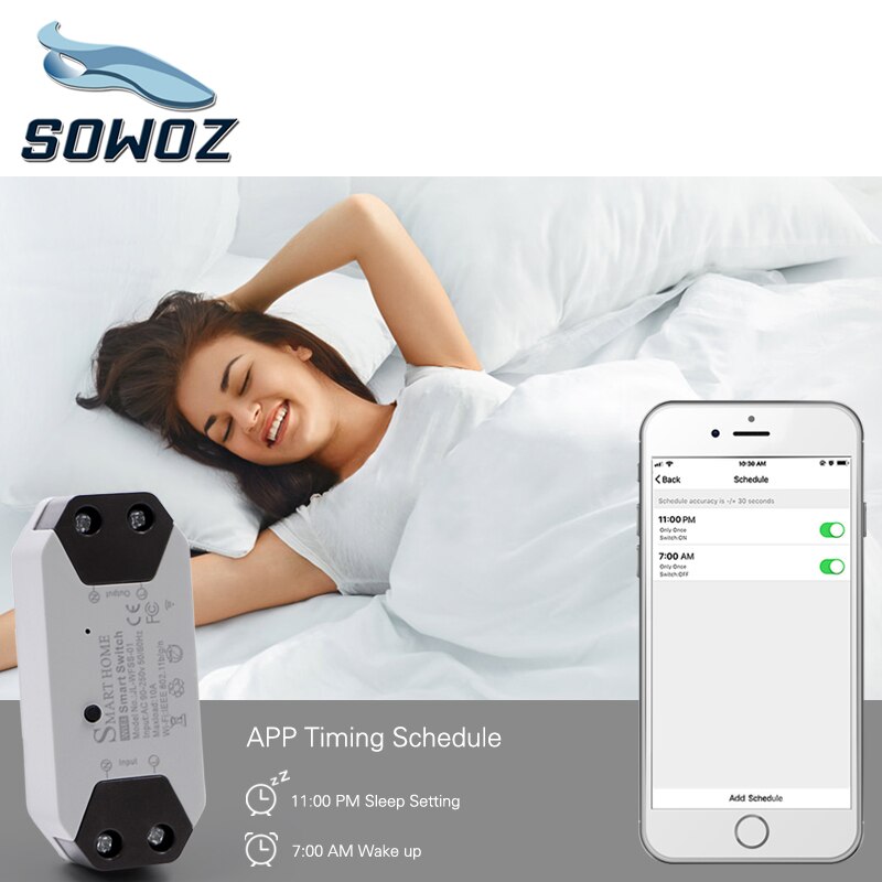 Tuya smart home control WiFi Smart Switch Light sensor Universal Breaker Timer Smart Life APP Wireless with Alexa Google Home