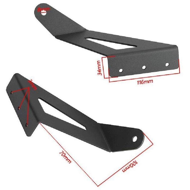 54 inch Curved LED Light Bar Steel Upper Windshield Brackets for Ford F250 F350 1999