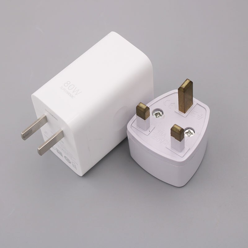Original Für OPPO 80W SuperVOOC Schnelle Ladegerät Typ C Kabel Für Finden X5Profi X3 RENO7 6 As K9s A96 ONEPLUS 10Profi Realme GT X50M Q3S: nur UK Ladegerät