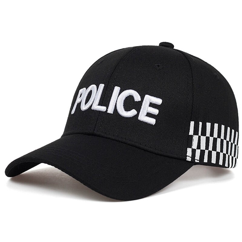 Police Embroidered Baseball Cap Hip Hop Adjustable Outdoor Sports Cap Cap Spring And Autumn Sun Hat