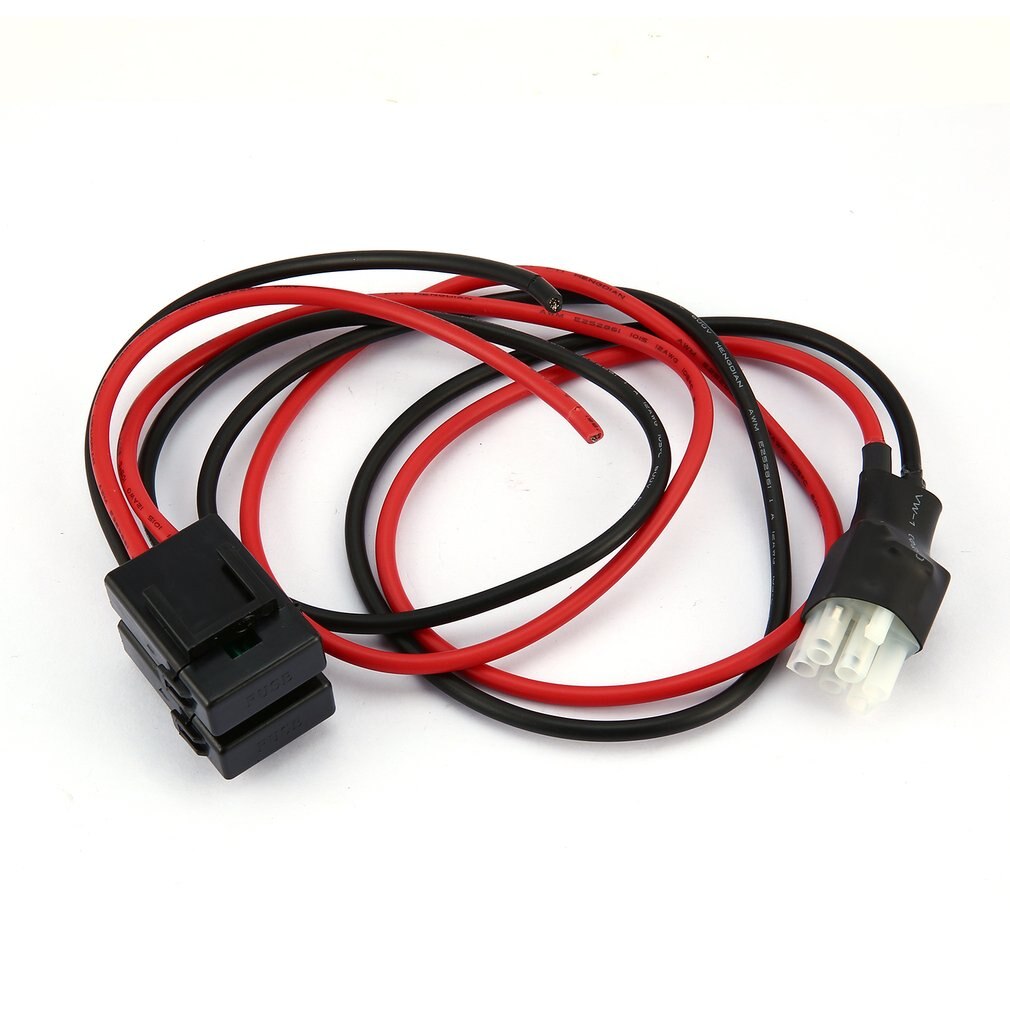 30A Zekering 6 Pin Korte Wave Duurzaam Charger Kabel Voor Yaesu FT-857D FT-897D Anti-Oxidatie Verlengsnoer Voeding cord 1M
