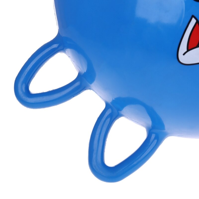 1Pc 18" Cat Ear Inflatable Jump Ball Hopper Bounce Retro Ball With Handle Baby Toy