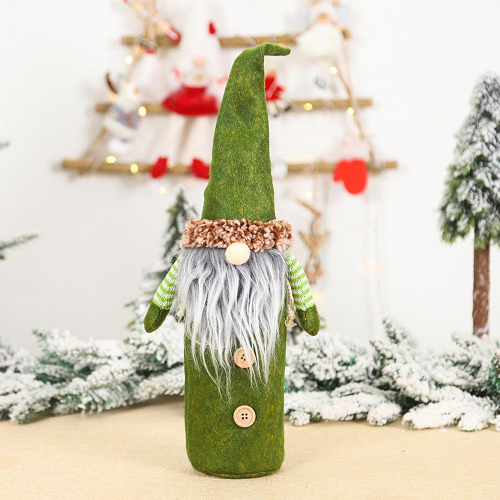 Zwerge Wein Flasche Abdeckung Auffälligen Wein Flasche Deckel Mit Kordelzug Einfach Zu Packen HinzufüGen Genuss Des Lebens Für Christma