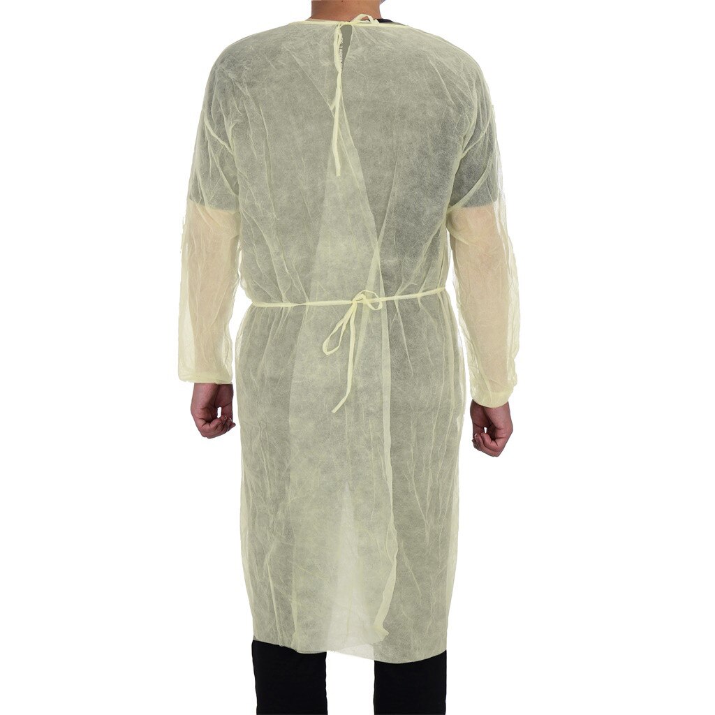 10/40Stck Einweg Schutz Isolation Kleidung Anti-Spucken Und Anti-Öl Fleck Nursi Pflege Kleid Anti-nebel Pflege Anzug