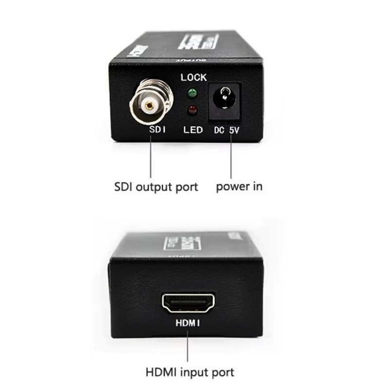 3g hdmi til sdi konverter lyd hd-sdi adapter bnc 1080p dac konverter til skærm hdtv