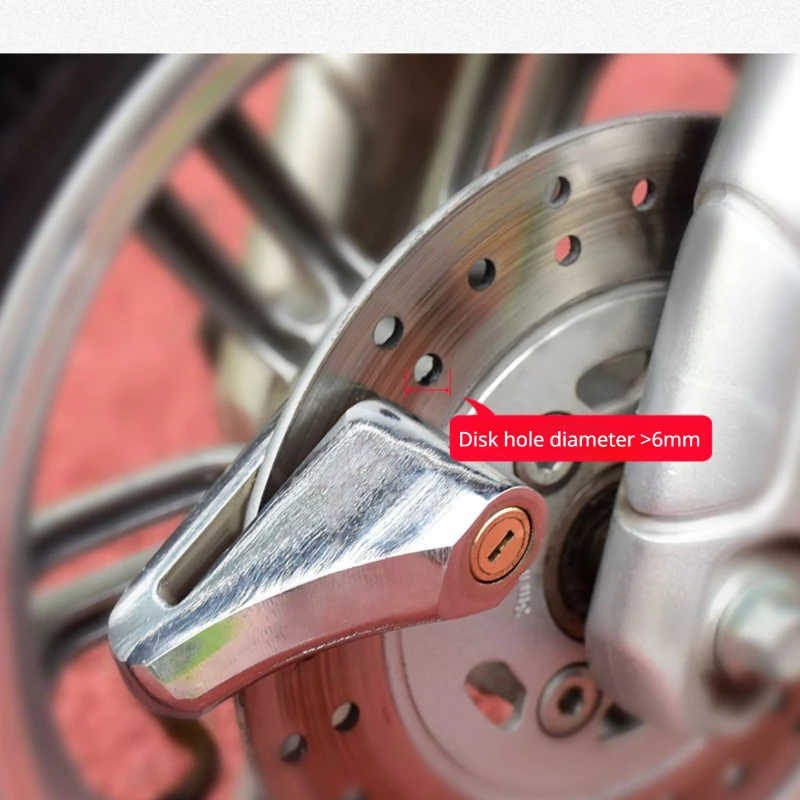 Lucchetti per ruote per scooter per moto Lucchetti per freni a disco Lucchetti per mozzi Accessori per la sicurezza dei veicoli elettrici per biciclette Lucchetto per moto