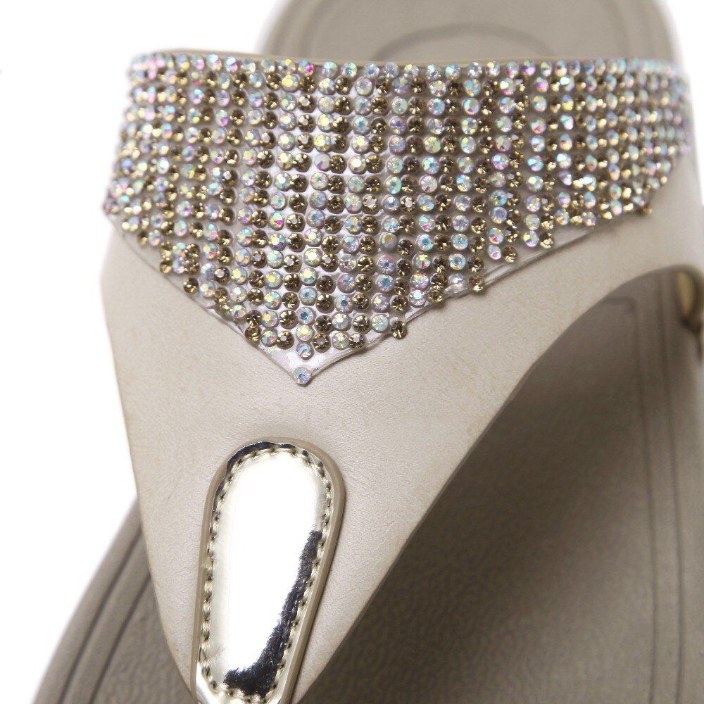 SIKETU été femmes chaussures doux chaussons pour femmes diamant antidérapant confortable grande taille femme pantoufles femmes sandales