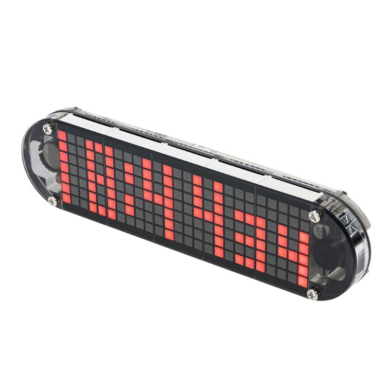 Ds3231 monitoimiherätyskello led-pistematriisi-animaatiotehosteet tee se itse sarja  j21: Punainen