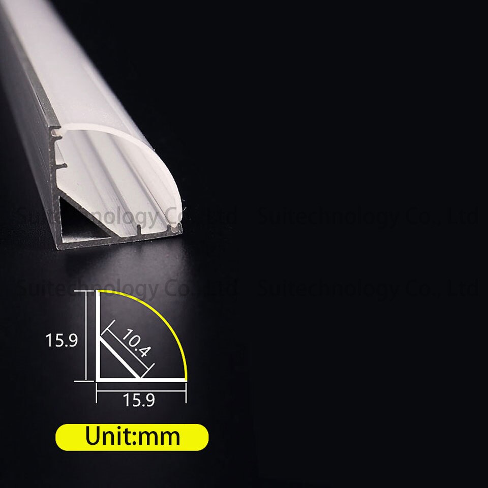 4 stuks LED Bar Licht DC12V 30cm 50cm V vorm Driehoek aluminium LED Stijve Strip LED Tl Voor keuken Onder Kast