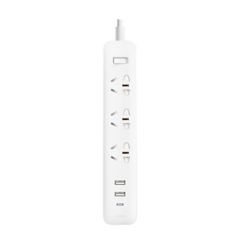 Xiaomi-regleta de carga rápida Mi Mijia QC3.0, 20W, 2A1C + 3 enchufes, extensión de interfaz de enchufe estándar, cable de 1,8 m, plat, novedad: AU plug