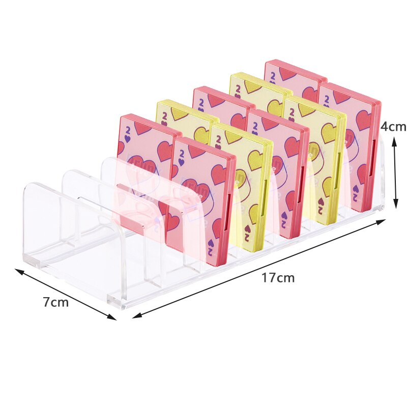 24 gitter læbestift makeup organizer akryl opbevaring makeup organizer til kosmetik læbestift neglelak display stand holder: E