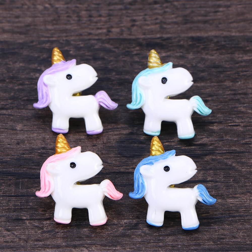 24 Pcs Thumbtacks Adorable Push Drawing for Whiteboard Maps Calendar