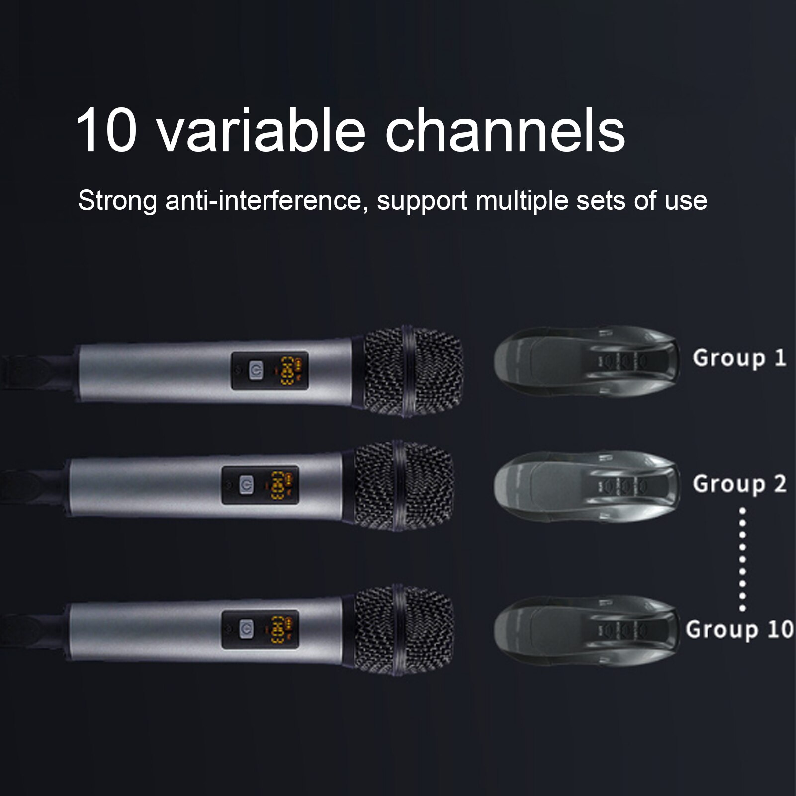 Portable USB Wireless Microphones Kit Home Bar Karaoke KTV Wireless Bluetooth Microphone Condenser Dynamic Handheld Microphone