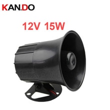 626 głośnik alarmowy róg 12V 15W horm dla bezpieczeństwa głośnik alarmowy 115DB głośnik syreny alarm przeciwpożarowy system głośnik 15W awaryjne syreny