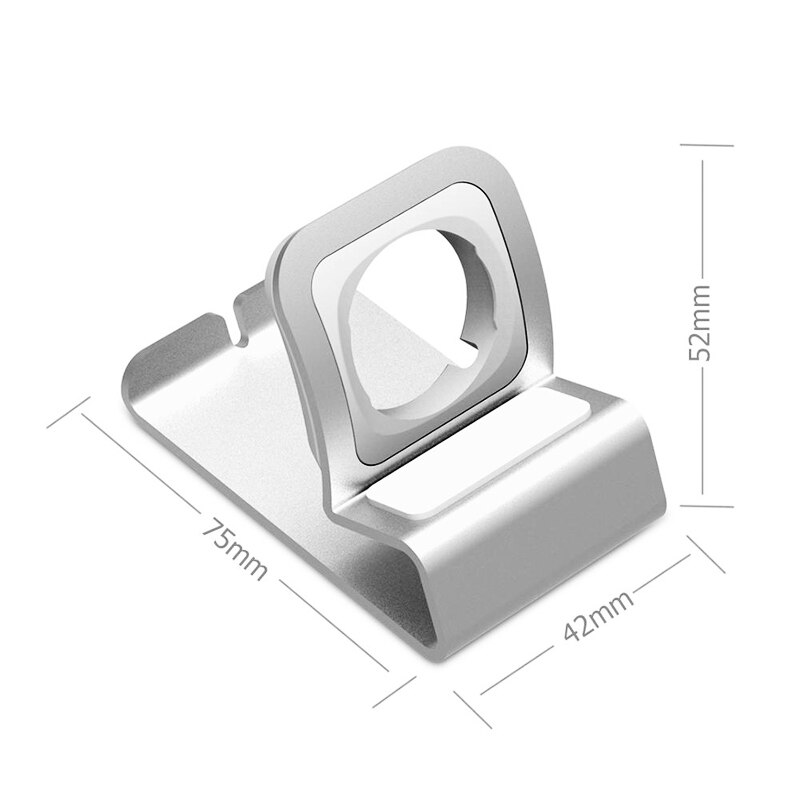 Station de charge en aluminium pour apple watch, support de charge pour apple watch série 6/5/4/3/2/SE, iwatch 44 42 40 38mm