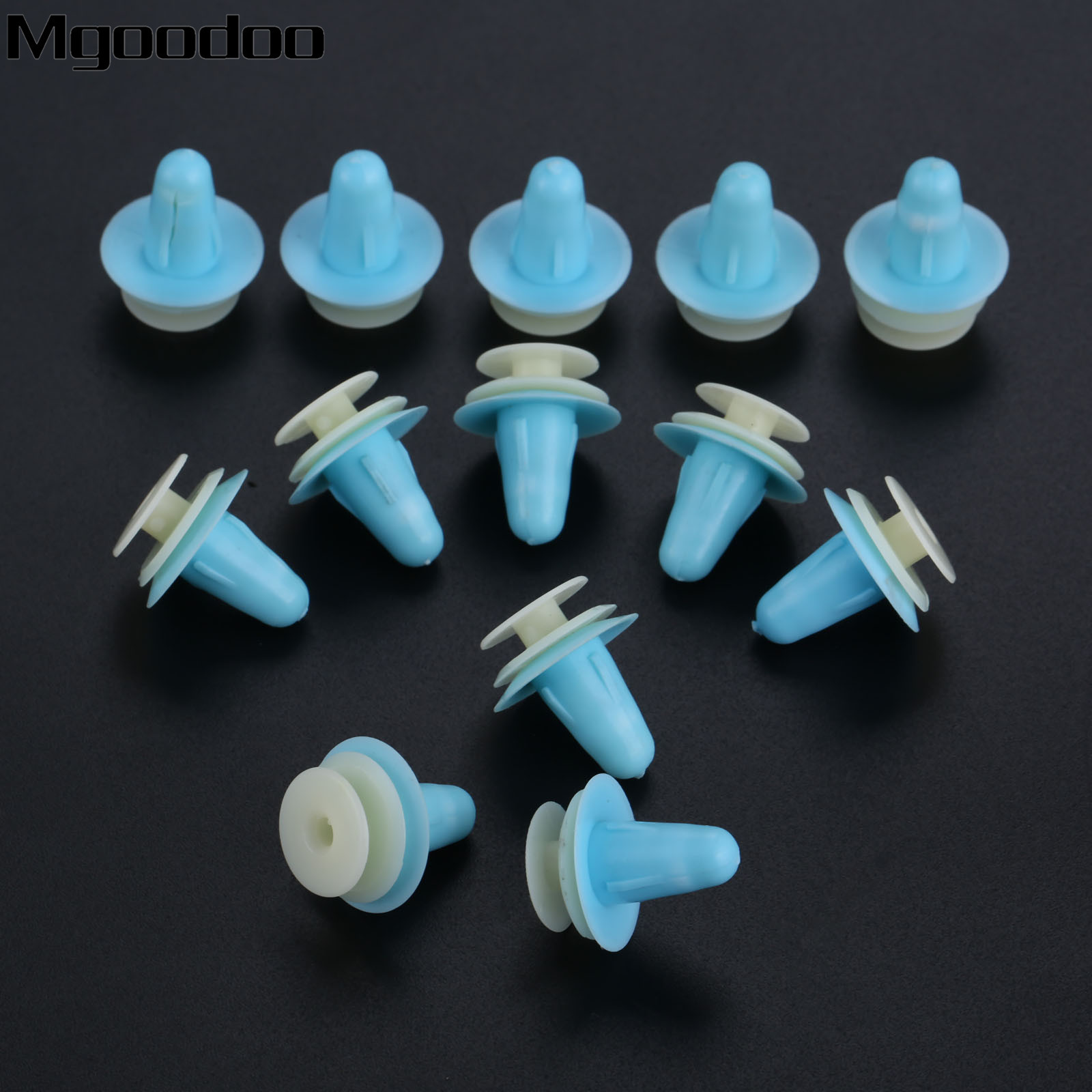 Mgoodoo-sujetadores de plástico para puerta de coche, Clip fijo a juego para puerta Interior, macho y hembra, apto para V W, Honda, Toyota, 50 Uds.
