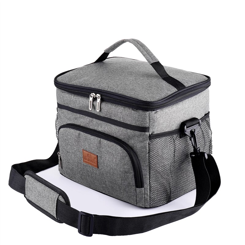 15L Insulated Thermal Cooler Lunch box bag for work Picnic bag Car ice pack Bolsa termica loncheras para mujer