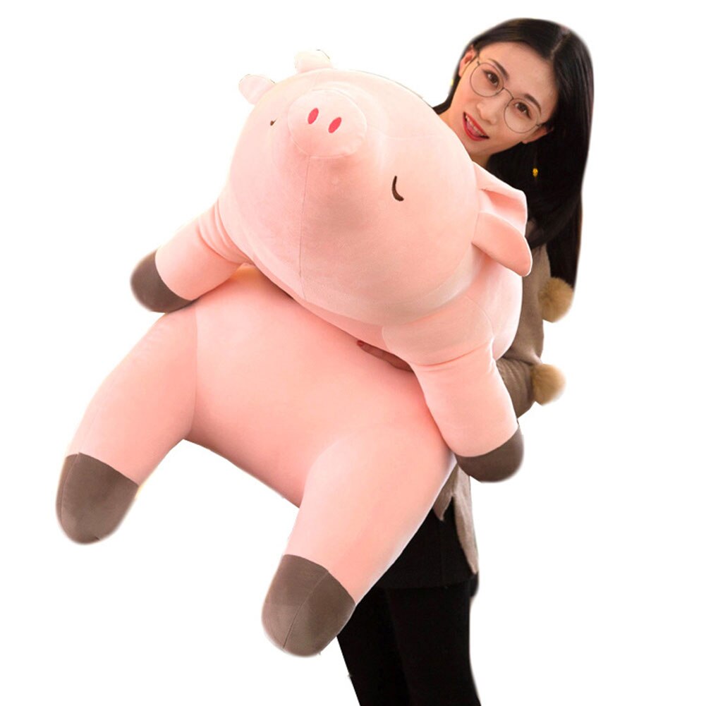 PP coton décoration oreiller belle unisexe petite amie en peluche poupée étreindre enfants bébé peluche cochon doux câlin: 40cm