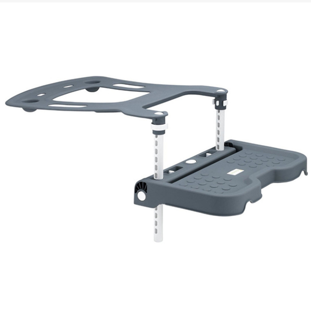 Kinder Auto Sicherheit Sitz Fußstütze Faltbaren Kinderwagen Fußstütze Einstellbare Befestigung Unterstützung Baby Fuß Pedal Rest Halter Zubehör: GRAY