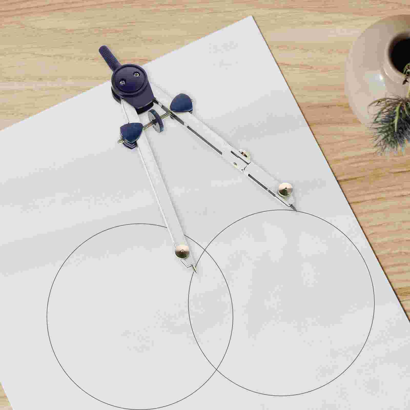 Compás de dibujo , suministros prácticos de dibujo, azul, 1 Juego de 7 piezas