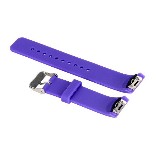 For Samsung Gear S2 R720 watch strap Replacement Silicone Solid color sport watchband Straps For Gear S2 SM-R720 smart watchband: purple