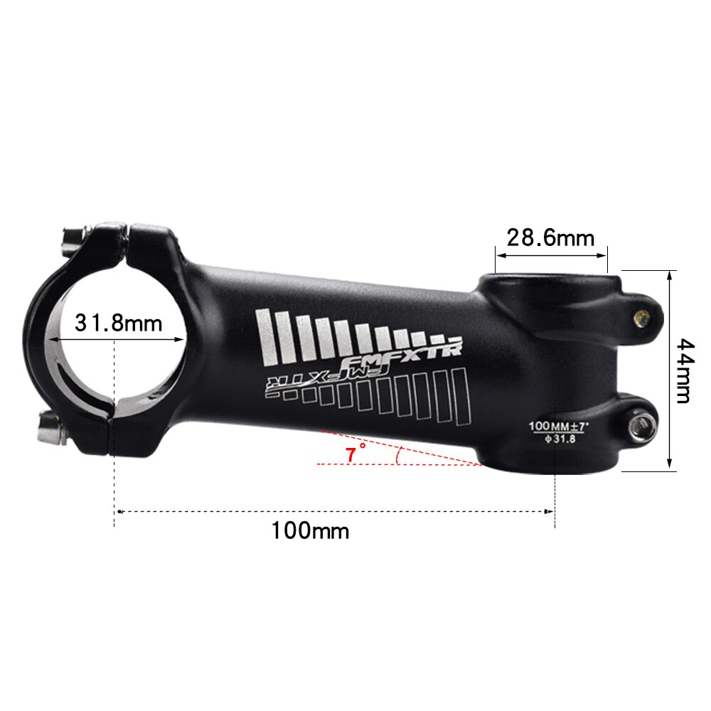 MTB Bike Stem 31.8mm*50 60 70 80 90 100 110 120mm 7 Degree Bicycle Stem XC AM Mountain Road Bike handlebar Stem Bicycle Parts