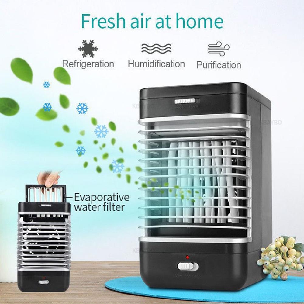 Portable Air Conditioner Summer Mini Fan Humidifier System Wireless Cooler EU/US/UK For Home Office