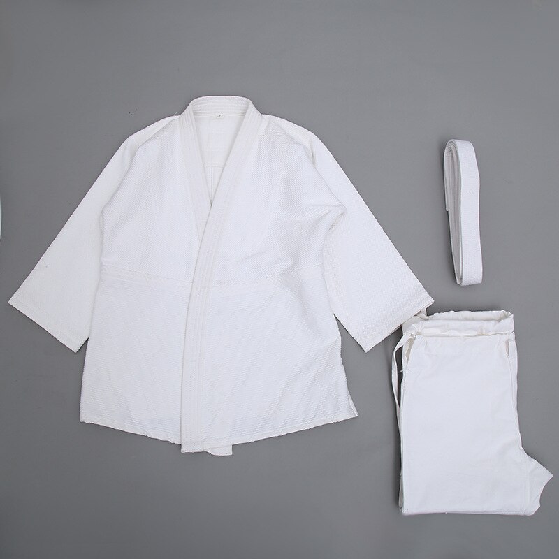 KungFu ITF uniformes de Taekwondo blanco niños adultos taekwondo Karate dobok bordado exquisito tkd ropa wushu Kungfu traje