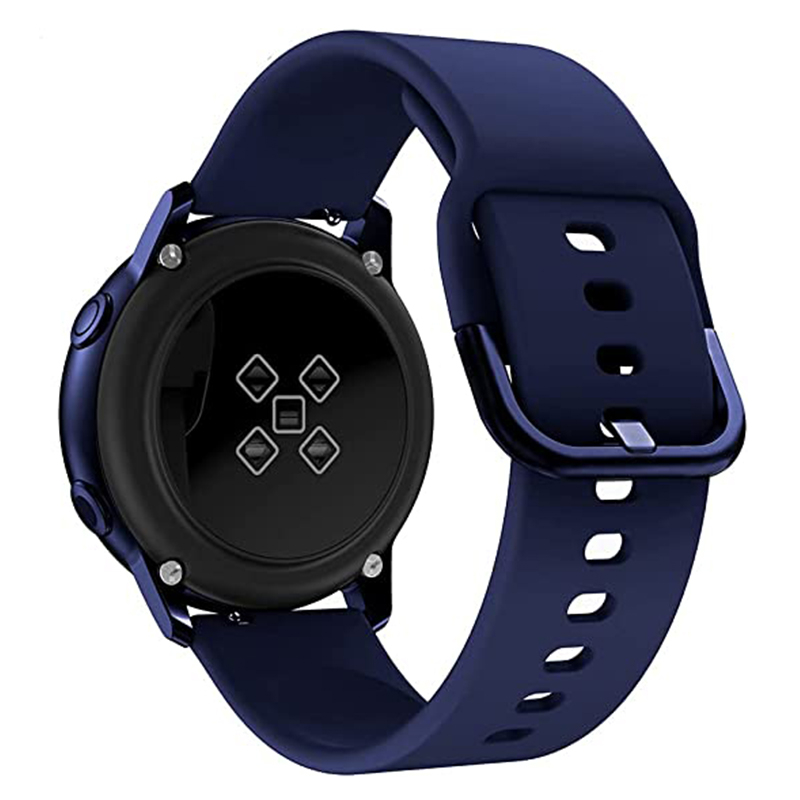 20mm/22mm- reim til amazfit gts /2/2e/3/4 gts 2 mini/gtr 4/3/ pro /47mm/ gtr 2/2e/ stratos 2/3 silikonarmbånd amazfit bip klokkerem: Xs / Sølv