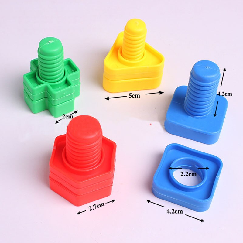 Infant Baby Toys Egg Puzzle Game Educational Toys Color Recognize Shape Match Nuts Bolts Screw Training Toy Funny Toddler's