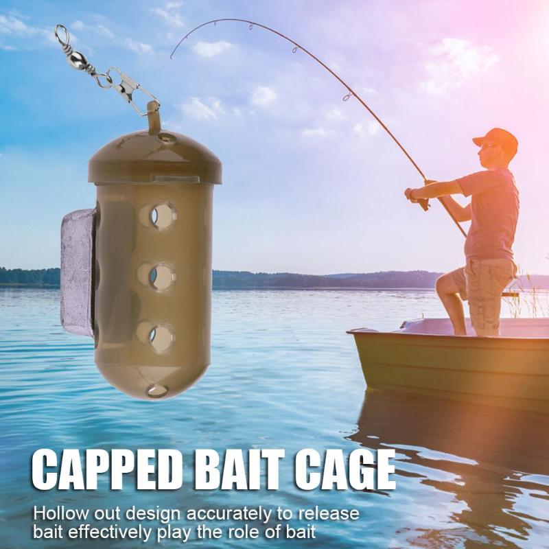 Grand leurre de pêche à la carpe, cage à appâts, dispositif de fosse avec plomb, leurres de pêche à granulés, mangeoire à granulés, piste de pêche 20g 30g 40g 50g