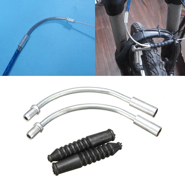 Bicycle V Brake Elbow Plastic Hose Bicycle Brake With Bicycle Guide Brake Bicycle Sleeve Cable V V Brake Accessories Rubber