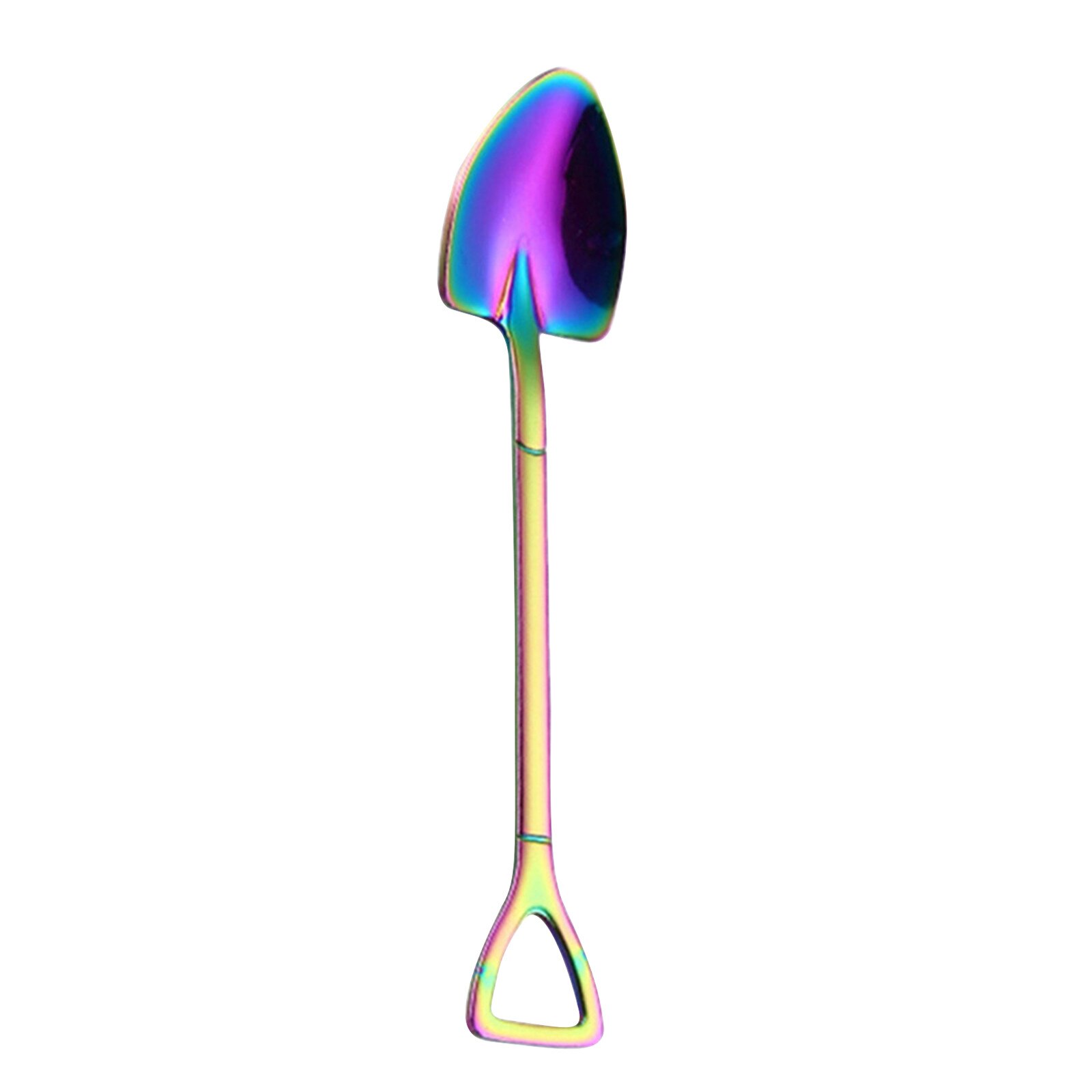 1pc Stainless Steel Coffee Spoon For Tea Kitchen Gadget And Accessories Silver Gold Color Dessert Spoon Christmas 421#G