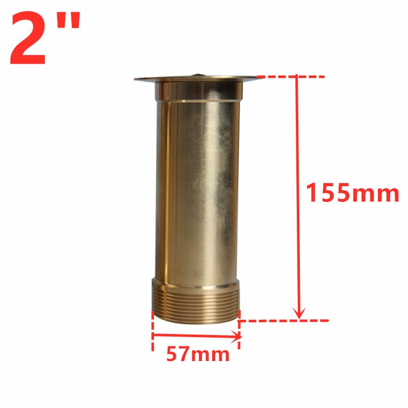1/2&quot; 3/4&quot; 1&quot; Brass Mushroom Fountain Nozzles Stainless Steel Water Fountain Head For Swimming Pool: 2 (Brass)