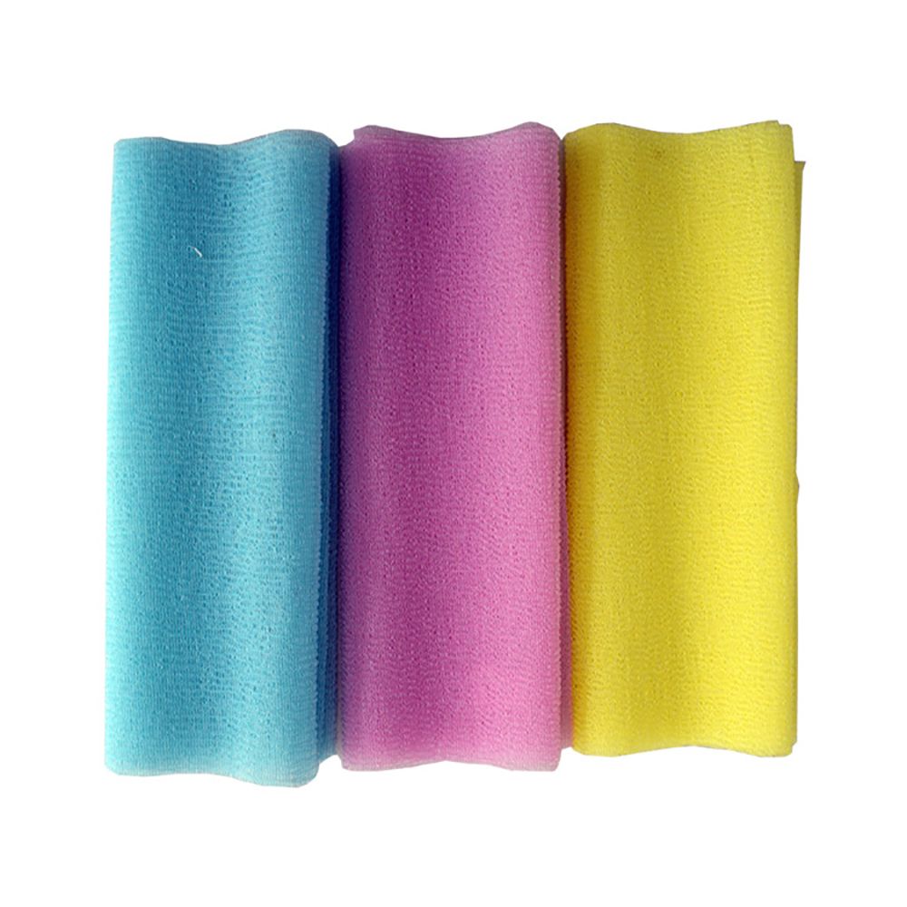 2 stk bodyscrubber nylon bad bruser eksfolierende scrub svamp håndklæde klud pude bodyscrub hudrenser børste fjerner død hud