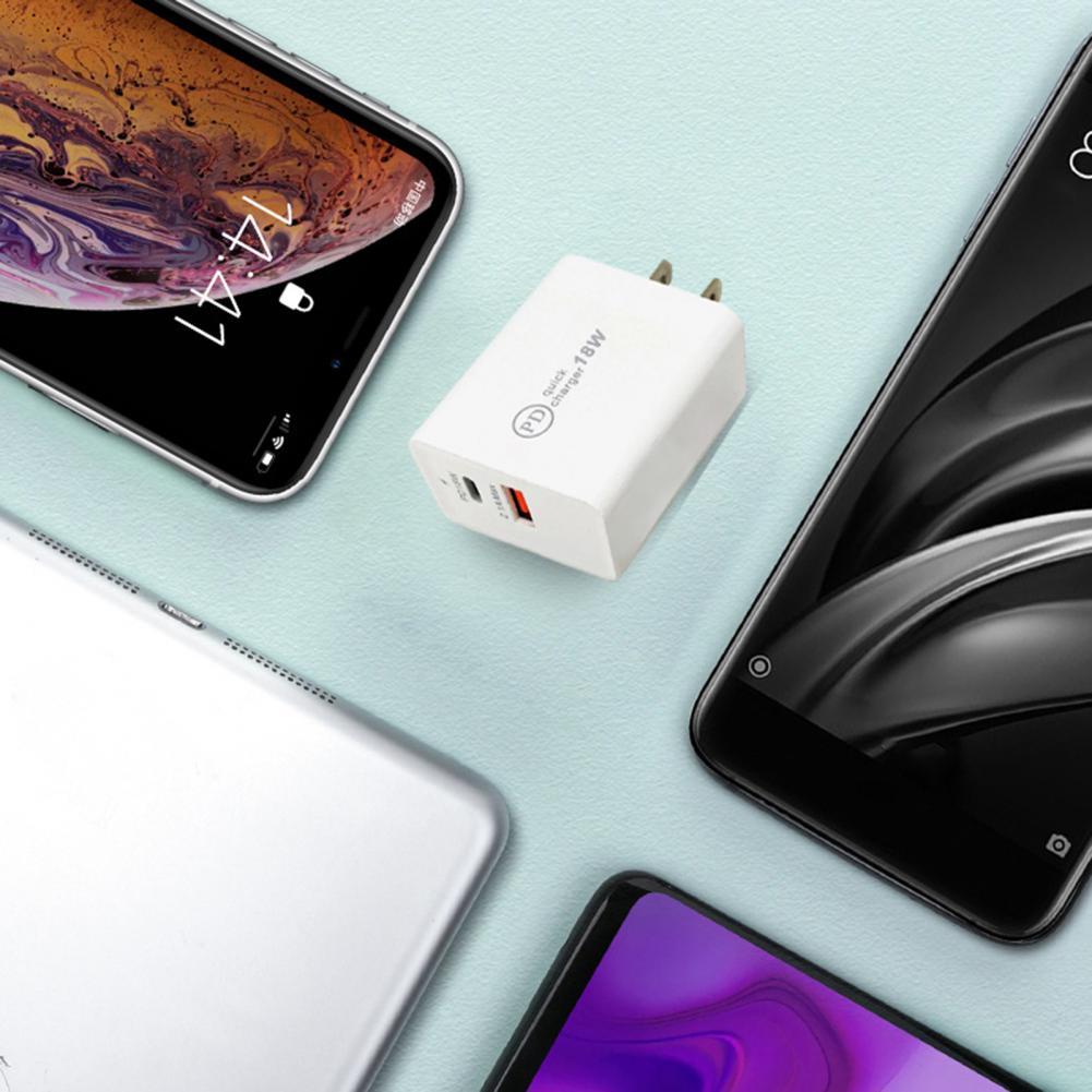 Multi-schutz Leichte PD18W QC 3,0 USB Smartphone Ladegerät Adapter für Android
