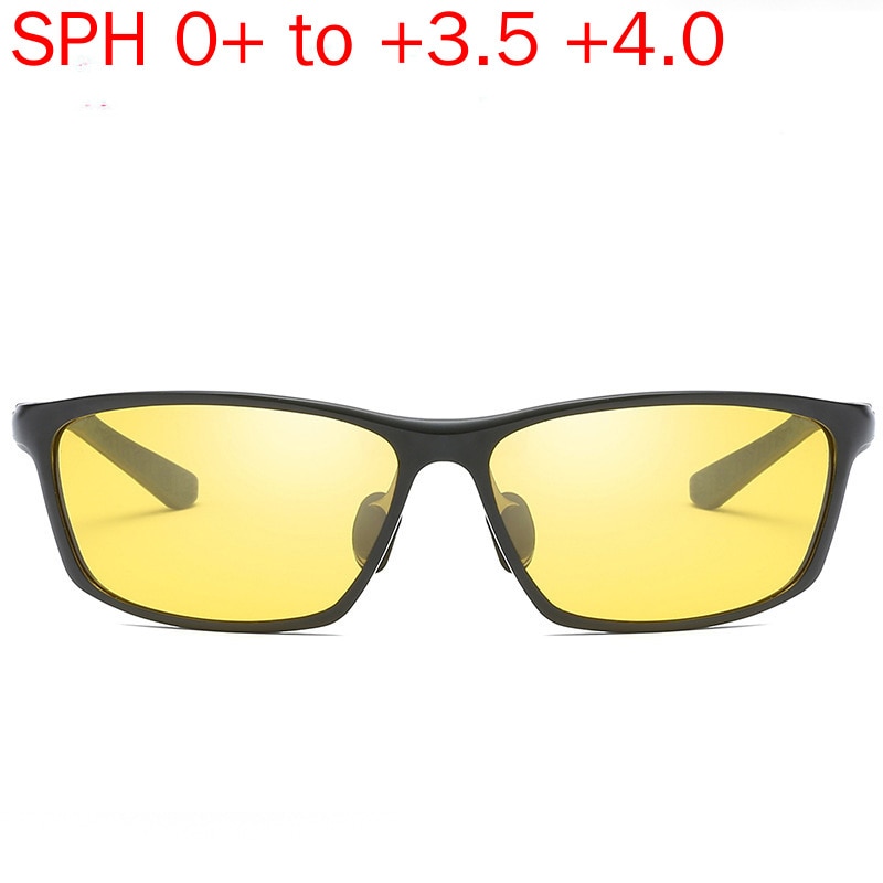 MINCL/ Aluminum Magnesium Bifocal SunGlasses Men's Anti-glare Driving Night Vision Multifocal Reading Glasses Sunglasses NX