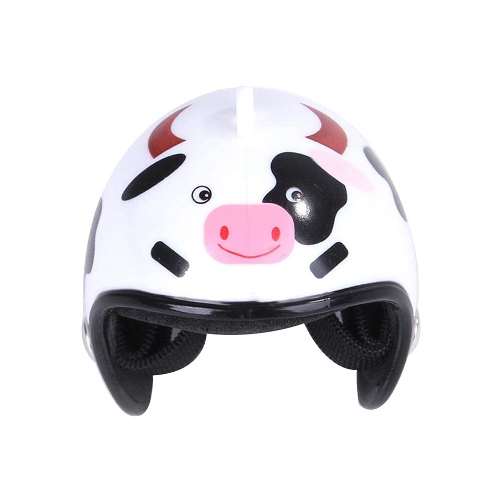 Poster Grappige olifant met beschermende helm rijden op een fiets