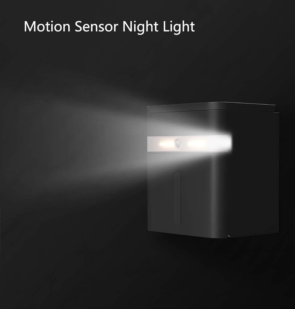 STOMMIHO Wall Mounted Toilet Paper Holder With Smart Sensor LED Lighting Waterproof Large Capacity Bathroom Tissue Storage Box