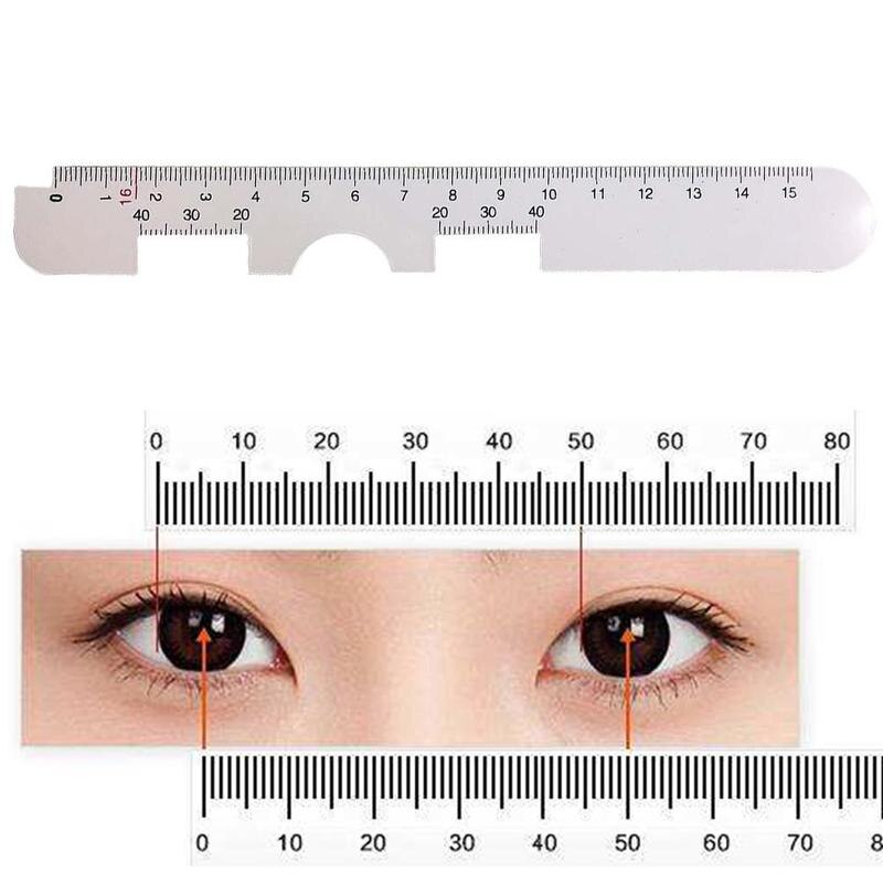 Glasses Accessories Pupil Distance Ruler Small Pupil Distance Measurement Ruler Ruler Ruler Ruler) (soft Pd Distance Hard P F5E7