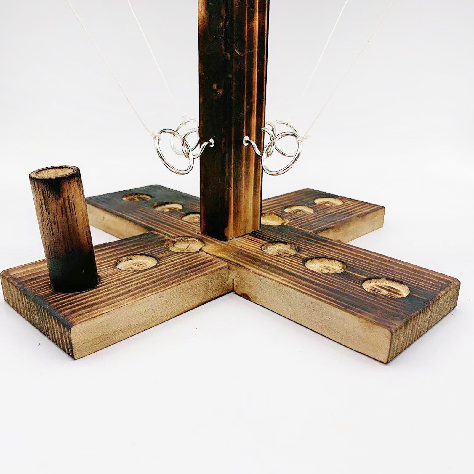 Trinken Spiel Spielzeug Handgemachte Holz Haken Und Schleife Interaktive Trinken Spiel Für freundlicher Und Erwachsene Ich bin Freien Spiel Ring Figuren