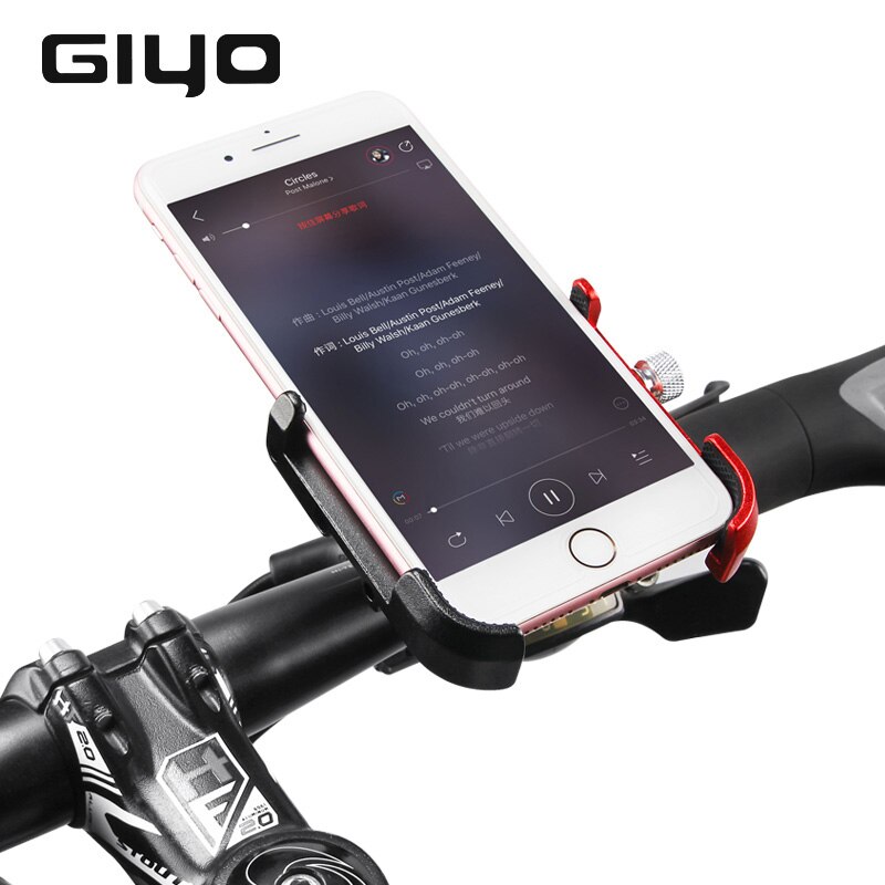 Giyo Fiets Telefoon Houder Aluminium Mountain Racefiets Stuur Clip Stand Mount Bike Mtb Smartphone Houder Ondersteuning